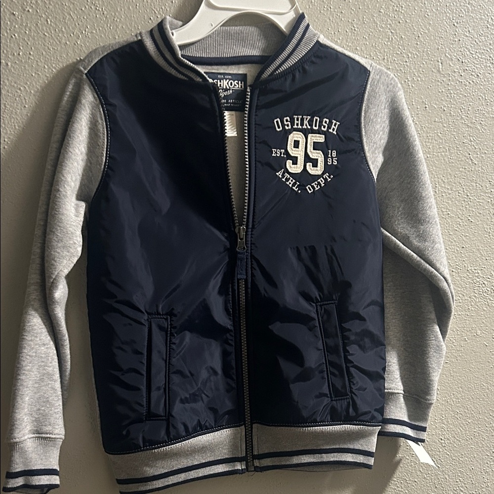 OshKosh B'gosh Blue and Gray Puffer Jacket